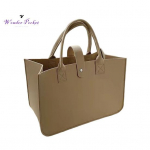 Naiste k&auml;ekott, kaasaskantav k&auml;epide, &uuml;hev&auml;rviline, suure mahutavusega ristk&uuml;likukujuline kingitus, paksendatud vildist naiste kandekott khaki