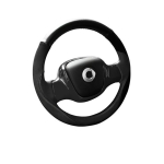 Auto Ehtsast nahast k&auml;sitsi &otilde;mmeldud roolikate siseviimistlus Tarvikud 09-14 Smart 451 Fortwo jaoks