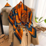 Kvaliteetsed luksuslikud siidist sallid peapael Sallid kaelasall naistele kett siidist sall naiste dekoratiivne sall 110-110cm