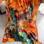 Kvaliteetsed luksuslikud siidist sallid peapael Sallid kaelasall naistele kett siidist sall naiste dekoratiivne sall 180-90cm