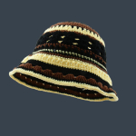 2023. aasta naiste puuvillane heegeldatud pealuu m&uuml;ts, k&auml;sitsi valmistatud kootud v&auml;ljal&otilde;ikega triibuline nokam&uuml;ts, disainer luksus 60