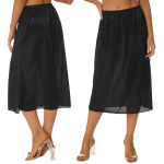 Naiste &uuml;hev&auml;rviline poollibisemine alusseelik elastne v&ouml;&ouml;koht sisemine Midi seelik pikk alusseelik XXL