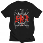 2023 Slayer Unisex'S Black Eagle T-s&auml;rk Unisex naiste keskmine must TEE s&auml;rk 2Xl 3Xl 4Xl 5Xl 100% puuvillane T-s&auml;rk 2XL
