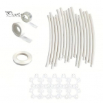 1 komplekti &otilde;hupallihoidja Korduvkasutatav &otilde;hupallikaare komplekt Vastupidav plastikust &otilde;hupallikaare raam pulmade s&uuml;nnip&auml;evade peokaunistuseks 180cm