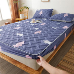 Paks voodikate Voodikatted Voodimadratsi kate Libisemiskindel voodikaitse kate k&otilde;ikeh&otilde;lmava elastse voodilinaga, paigaldatud lina ilma padjap&uuml;&uuml;rita 180x200cm Only A Sheet