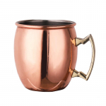 Hammered Copper Plated Moscow Mule Kruus &Otilde;lletass Kohvitass Kruus Vasega kaetud tass No point kuld