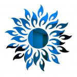 Praktiline peegelseina kaunistus dekoratiivne j&auml;&auml;kideta akr&uuml;&uuml;l Magamistoa p&auml;evalille 3D-taustatapeet must