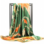 Kvaliteetsed luksuslikud siidist sallid peapael Sallid kaelasall naistele kett siidist sall naiste dekoratiivne sall 90*90cm