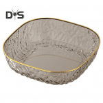 Puuviljataldrik l&auml;bipaistev teemanttekstuur Kerge luksuslik, suure mahutavusega puuviljataldrik Mitmek&uuml;lgne, elegantne t&ouml;&ouml;laua korrastaja sinine