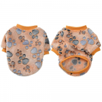 Soojad fliisist koerariided Multifilm S&uuml;gisene lemmiklooma jope kutsika kost&uuml;&uuml;mivest Teddy Prantsuse buldog chihuahua v&auml;ikese koera kassi s&auml;rk ja mantel r&otilde;ivad S