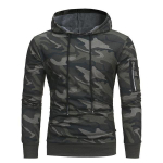 S&uuml;gis- ja talv meeste s&otilde;jav&auml;ekapuutsid Kapuutsiga dressipluus, t&otilde;mblukuga vabaaja spordikaamose kampsun, pullover, kamuflaaž kampsun, suur suurus 3XL roheline