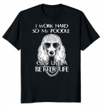 I Work Hard Dog Lovers Unisex T-s&auml;rk S