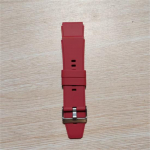 SACOSDING Premium silikoonist kellarihm kiirkinnitusega kummist kellarihm 22 mm kellarihma asenduskellarihm punane