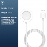 Fonken USB Smart Watch laadija Xiaomi Watch S2/S3 laadimisdoki kaabel Mi Watch 2 Pro/H1 tarvikute jaoks valge