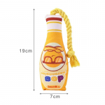 1 tk L&otilde;busad koerte m&auml;nguasjade moosipudeli kujuga puuvillased rop lemmikloomade m&auml;nguasjad koerte hammustuskindlad kriuksuv kutsika n&auml;rimism&auml;nguasjad Lemmikloomade hammaste puhastusvahendid punane