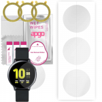 3x apgo h&uuml;drogeelekraani kaitsekile Samsung Galaxy Watch Active 2 44mm, h&uuml;drogeelkile, positsioneerimiskihiga lihtne paigaldada