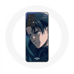 &Uuml;mbris Samsung Galaxy A32 5G Attack jaoks Titan Levi Ackerman Anime jaoks