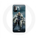 &Uuml;mbris Xiaomi Poco M3 Pro Vikings Series 6. hooaja jaoks Ragnar Lothbroki logo V M&otilde;&otilde;k, hall tausta h&auml;gu