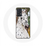 Coque pour Samsung Galaxy A13 5G Appaloosa Cheval blanc