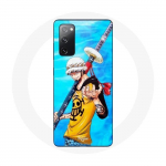 Coque pour Samsung Galaxy S20 FE One Piece Manga Trafalgar Law ep&eacute;e