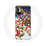 &Uuml;mbris Xiaomi Redmi Note 10T 5G One Piece Christmas Day Anime Manga jaoks