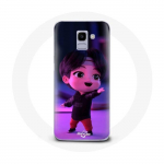 &Uuml;mbris Samsung Galaxy A8 2018 BTS TinyTAN Jin Animation jaoks
