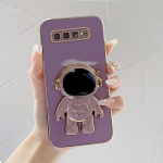 Astronaut Bracket Pehme kandilise serva mustriga kaetud telefoni kest, luksuslik kattega TPU telefoni&uuml;mbris OPPO Reno Realme jaoks Realme 10