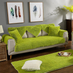 Moodne lihtne &uuml;hev&auml;rviline libisemiskindel diivanipadi diivani kate Talvine pl&uuml;&uuml;s paksendatud diivani kate 70*70