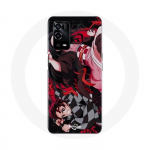 Coque pour Oppo A55 4G Demon Slayer Tanjiro Nezuko Attaque Combat - Maniacase