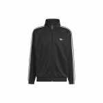Adidas Originals Trefoil Kontrasttriipud Seisukrae Pikkade Varrukate Jakk Unisex Jakk Must IJ0958 XXL