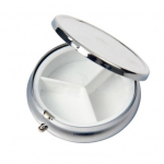 Metallist pillide ravimihoidja, ravimi tablett kapslikarp, mahuti s&auml;ilitusreis Round