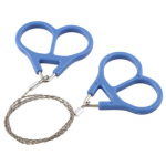 2 tk h&auml;daolukorra elluj&auml;&auml;mise t&ouml;&ouml;riist: Kaasaskantav roostevabast terasest kettsaag telkimiseks, matkamiseks, matkamiseks ja reisimiseks 2 pcs sinine