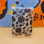 Roses plastist reljeefkaustad isetegemise scrapbooking paberist k&auml;sit&ouml;&ouml;/kaartide valmistamise kaunistustarvikute jaoks 1pcs valge
