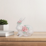 Loomakuju j&auml;nese skulptuur keraamiline kogutav j&auml;nku kujuke, t&ouml;&ouml;laua kaunistus elamiseks Style E