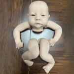 18-tolline Reborn Baby Doll Kit Levi suletud silmadega v&otilde;i avatud silmadega Pehmed vin&uuml;&uuml;list beebinukuvormid T&uuml;hjad v&auml;rvimata kokkupandamata komplekt K&auml;sitsi valmistatud isetehtud m&auml;nguasjatarvikud open eyes