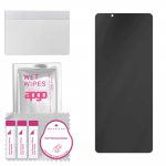 apgo Privacy Matte Hybrid protective glass compatible with Sony Xperia 10 IV SOG07, flexible nano glass, great replacement for tempered glass, scratch