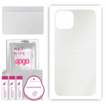 apgo Protective Skin Sticker for the back compatible with Apple iPhone 13, Wrap Film, Foil, Vinyl - Pattern Matte Transparent