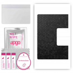 apgo skin sticker film foil vinyl for the BACK compatible with Lenovo Yoga Pad Pro, scratch-resistant, easy to install - Black Honeycomb