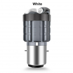 1tk 30000LM BA20D H6 H4 LED mootorratta esitulede pirn rolleri tuled topelt kalasilm objektiiv CSP Moto LED mootorratta lamp valge merevaigukollane BA20D H6 valge