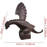 Aiadraakoni kuju purskkaev Dragon Water Spray dinosaurus Ornament vaigust vesi skulptuur koduaia kaunistamiseks loominguline
