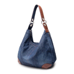 Moodsad naiste k&auml;ekotid Naiste teksakott K&auml;ekott armas disainer Naine, suured vintage suured &otilde;lakotid Sinine tote Mujer Bolsa (30cm<Max Length<50cm) tumesinine v&auml;rv
