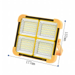Uusim 2000/5000 W LED p&auml;ikeseprožektor, laetav avariivalgustus v&auml;lik&auml;mpingu kaasaskantav lamp veekindel prožektor