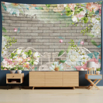 Aed Maastikumaal Vaip Seinale Riputatav Boheemlaslik Loodusmaastik Tapestry &Uuml;hiselamu Elutuba Kodu Dekoratsioon 400x220cm