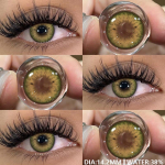 EYESAHRE 1paar uut v&auml;rvi Kontaktl&auml;&auml;tsed V&auml;rvilised kontaktl&auml;&auml;tsed silmadele Sinised l&auml;&auml;tsed Hallid Pupillid Pruunid silmal&auml;&auml;tsed Kosmeetilised rohelised l&auml;&auml;tsed