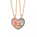 Parimad S&otilde;brad Ripats Kaelakee Naistele T&uuml;drukutele Magnetism Litritega Paar Kristallkett Choke BFF Friendship Forever Ehted Kingitus