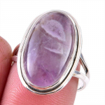 Looduslik Tiffany kivi v&auml;&auml;riskivi 925 prooviga h&otilde;bedast ehted s&otilde;rmus S.8 r1C52