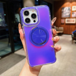 v&auml;rvimuutev akr&uuml;&uuml;l 360 p&ouml;&ouml;rlev magnetalus tpu kukkumisvastane kaitseraua &uuml;mbris iPhone'ile 15 14 13pro 11 12 14pro 15pro max L&auml;bipaistev kate iPhone 11 valge