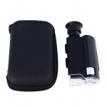 200&ndash;240-kordne kaasaskantav mikroskoop Zoom mini taskuoptiline mikroskoop LED-valgustusega ehtem&uuml;ntide jaoks