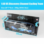 1/50 Scale France Tour IPCT Pro Cycling Teams Busside survevalu ja m&auml;nguasjas&otilde;idukid Autode m&auml;nguasjamudelite koopiad Rabobank Quick Step Gift 1/12-Size:20*5*5.5cm sinine