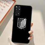 Anime R&uuml;nnak Titanile Logo &Uuml;mbris Xiaomi Redmi Note 11 10 9 8 Pro Note 11S 10S 9S 8T K50 K40 9A 9C 10A 10C jaoks Redmi 9T